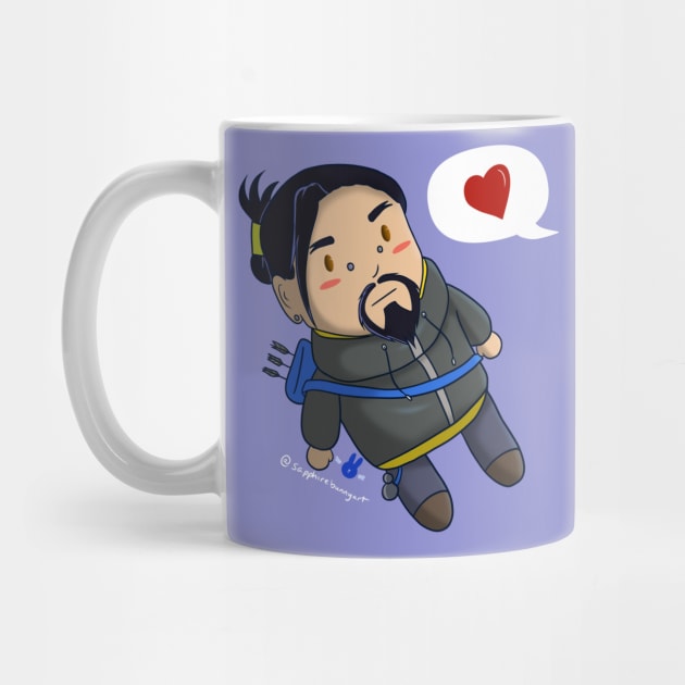 Chibi Hanzo by SapphireAngelBunny